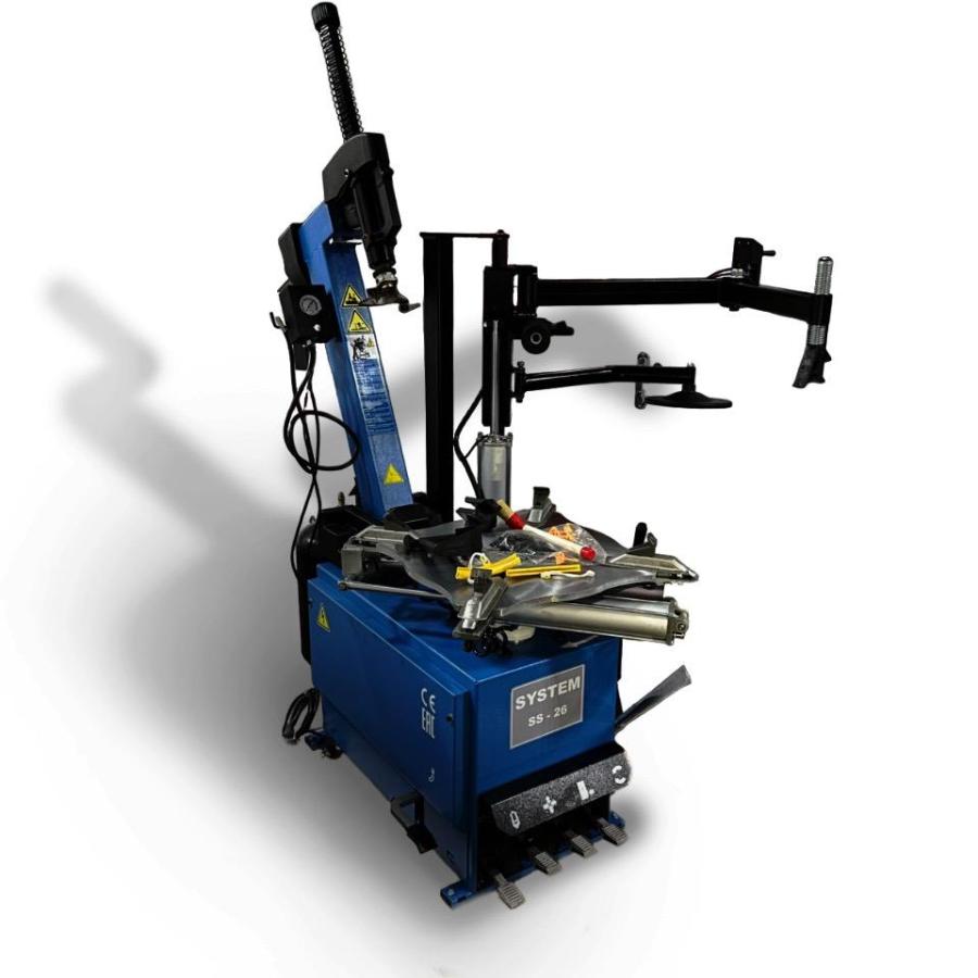 System SS-26 Шиномонтажный автоматический стенд SS-26 + H + B с третьей рукой и взрывной накачкой