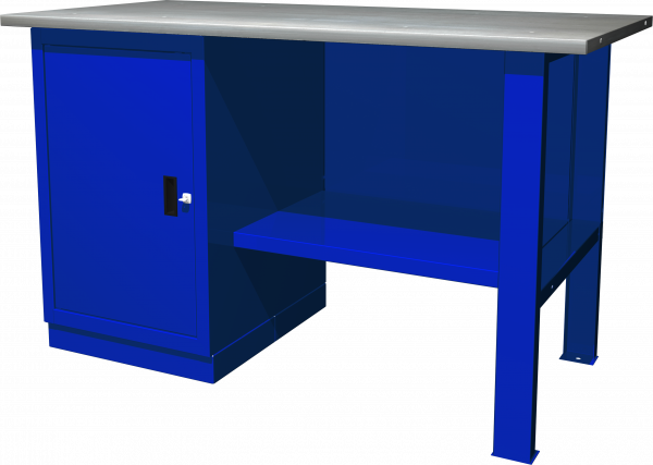 OMBRA 1-10 Верстак с одной тумбой, тумба с 1 дверцей