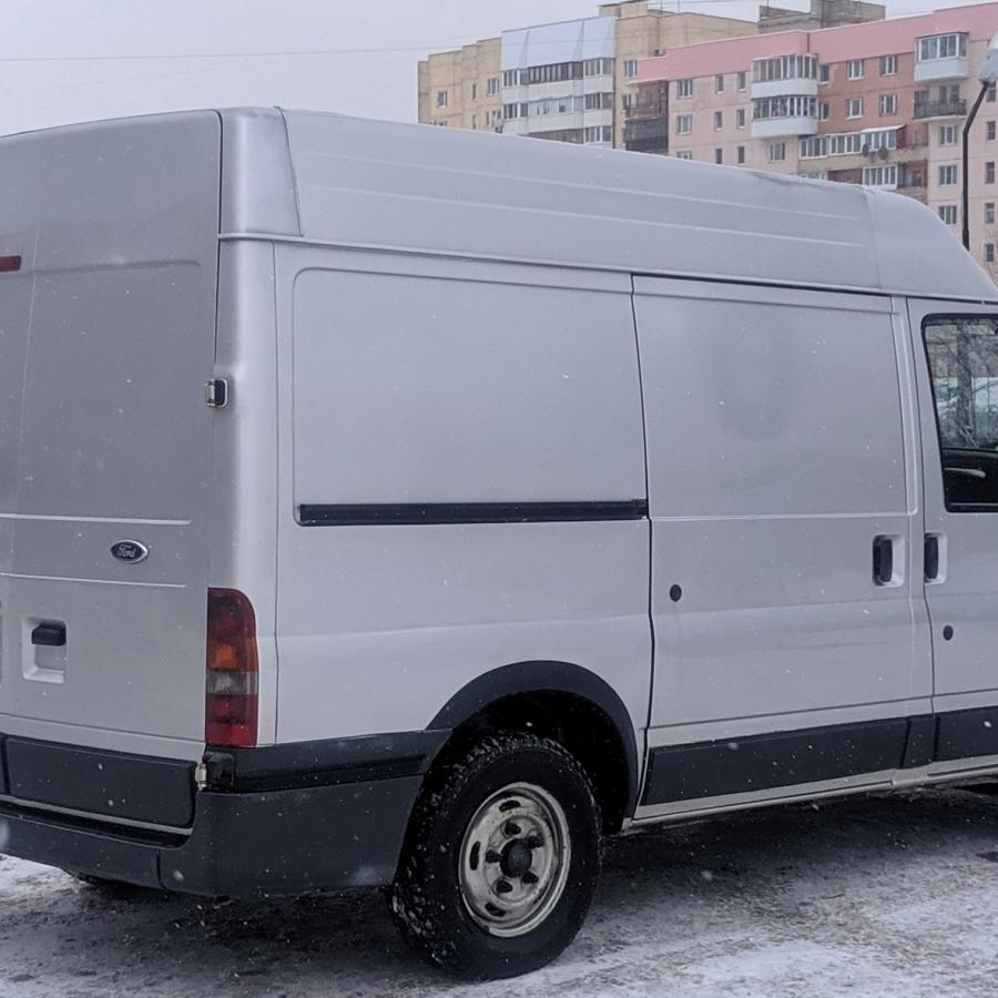 Комплект защитных накладок на борта для Форд Транзит MWB 2000-2014г.в.